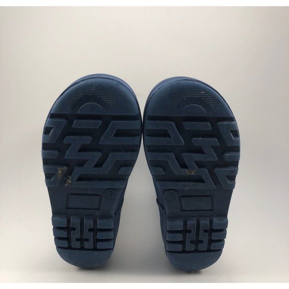 Osh Kosh B'gosh gray blue dinosaur print rainboots 8 - Picture 5 of 8